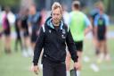 GLASGOW, SCOTLAND - AUGUST 17: Head coach Danny Wilson during a Glasgow Warriors training session at Scotstoun Stadium on August 17, 2021, in Glasgow, Scotland..