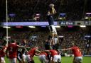 Richie Gray wins a lineout during last year's Six Nation's clash