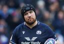 Scotland prop Zander Fagerson was forced off for an HIA in the first half