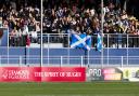 The crowd during Scotland vs France