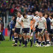 Scotland players are left dejected