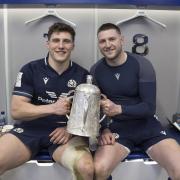 Rory Darge with Finn Russell