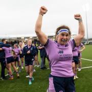 Scotland captain Rachel Malcolm, here celebrating a win over Italy last year