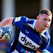 Finn Russell in action for Bath