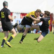 Action from the 2019 Walkerburn Sevens